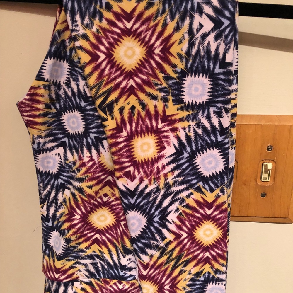 One size starburst print leggings